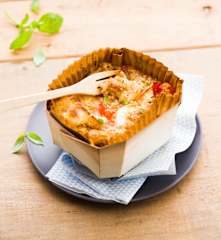 Crumble tomate-chèvre