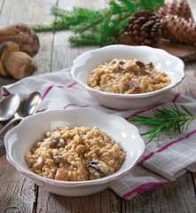 Orzotto ai funghi porcini