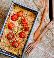 Zapiekanka z kaszy gryczanej