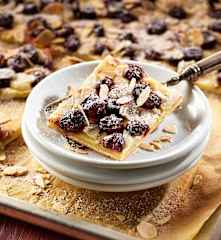 Kirschpfannkuchen vom Backblech