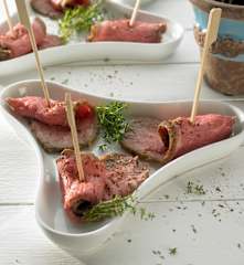 Roastbeef in Salz-Thymian-Senf-Kruste