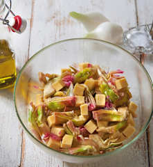 Insalata di panissa con carciofi