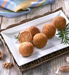 Polpette di melanzane e noci