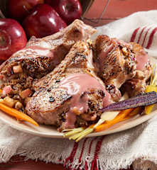 Apple and Fig Stuffed Pork Chops