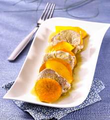 Filet mignon patate douce et mangue