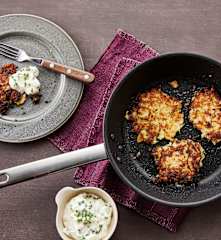 Sauerkraut-Kartoffel-Puffer