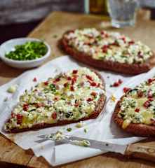 Schinken-Zucchini-Fladen