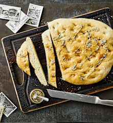 Focaccia mit Gewürzöl