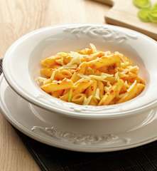 Těstoviny s ajvarem a se sýrem