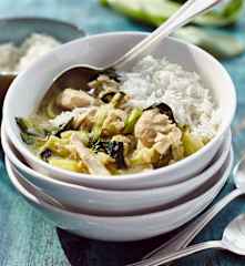 Mangold-Curry mit Hähnchenbrust