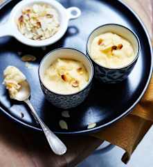 Semoule au lait d'amande