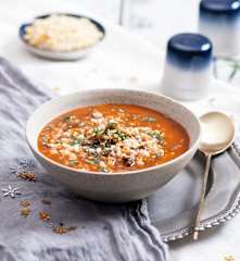 Zupa grzybowa z pęczakiem