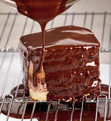 Copertura di cioccolato all'olio