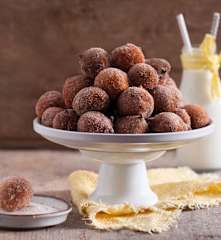 Mini pączki na serku homogenizowanym