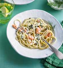 Linguine mit Räucherlachs