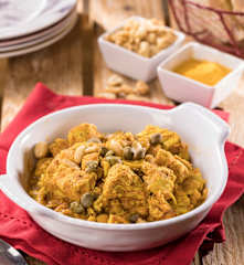 Bocconcini di tacchino speziati alla curcuma