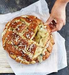 Pain hérisson au fromage à partager