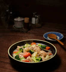 奶油白醬雞肉燉菜