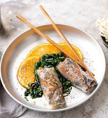 Rollitos de jade (rollitos vegetales)