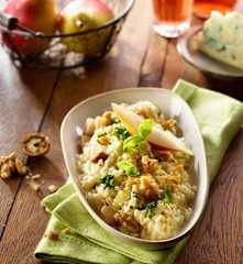 Risotto mit Birne und Gorgonzola