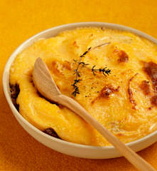 Parmentier de boeuf au vin rouge