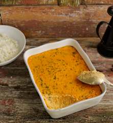 Gratin di baccalà e besciamella