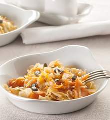 Salteado de repollo y calabaza