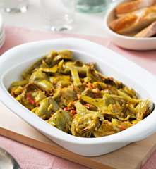 Alcachofas a la cerveza