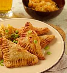 Slezské pirohy se škvarky a česnekem