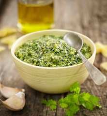 Pesto coriandre-cerfeuil