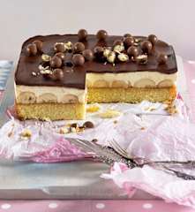 Torta banane e cioccolato