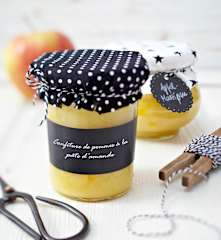 Confiture de pommes à la pâte d'amande