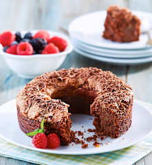 Pastel de choco nuez