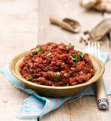 Ragout z soczewicą i burakami