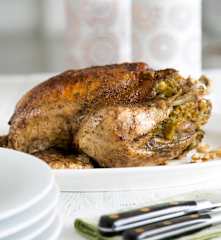 Middle eastern stuffed chicken