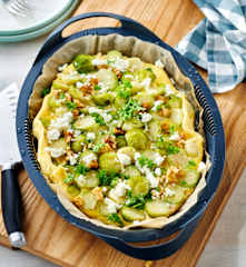 Rosenkohl-Feta-Omelette
