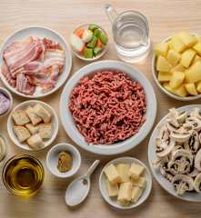 Polpettone di carne ai funghi