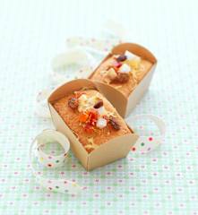 Petits cakes aux fruits secs et citron