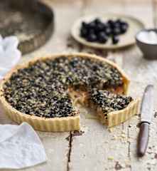 Quiche de tomate e azeitonas