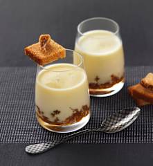 Pannacotta di foie gras con composta di fichi e mele