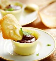 Coupelles de chocolat