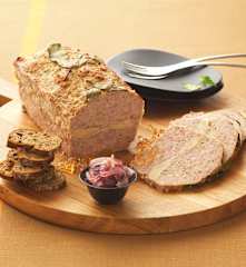 Terina s kachními játry a portským vínem