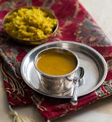 Curried chicken rasam