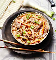 Soupe chinoise au bœuf