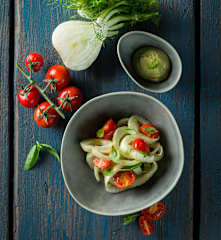 Varoma-gedämpfter Fenchel mit Kernölmayonnaise