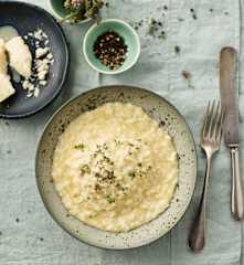 Risotto with Parmesan cheese