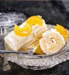 Bûchettes à la vanille et kumquats confits