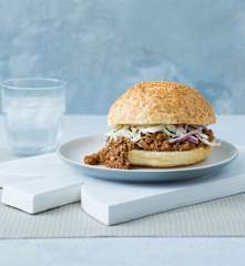 Sloppy Joes with slaw