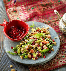 Rucolasalat mit Granatapfel - Gavurdağ Salatası