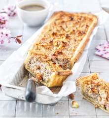 Tarte pomme-rhubarbe